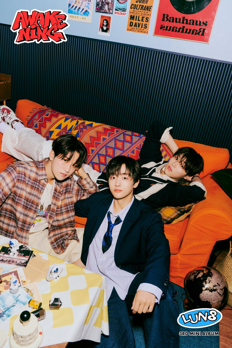[#루네이트]
LUN8 3rd Mini Album <AWAKENING>
Concept Photo
NERD. ver #2😌

2024.08.14 RELEASE
#LUN8 #AWAKENING #WHIP
#진수 #JinSu #준우 #JunWoo 
#은섭 #EunSeop