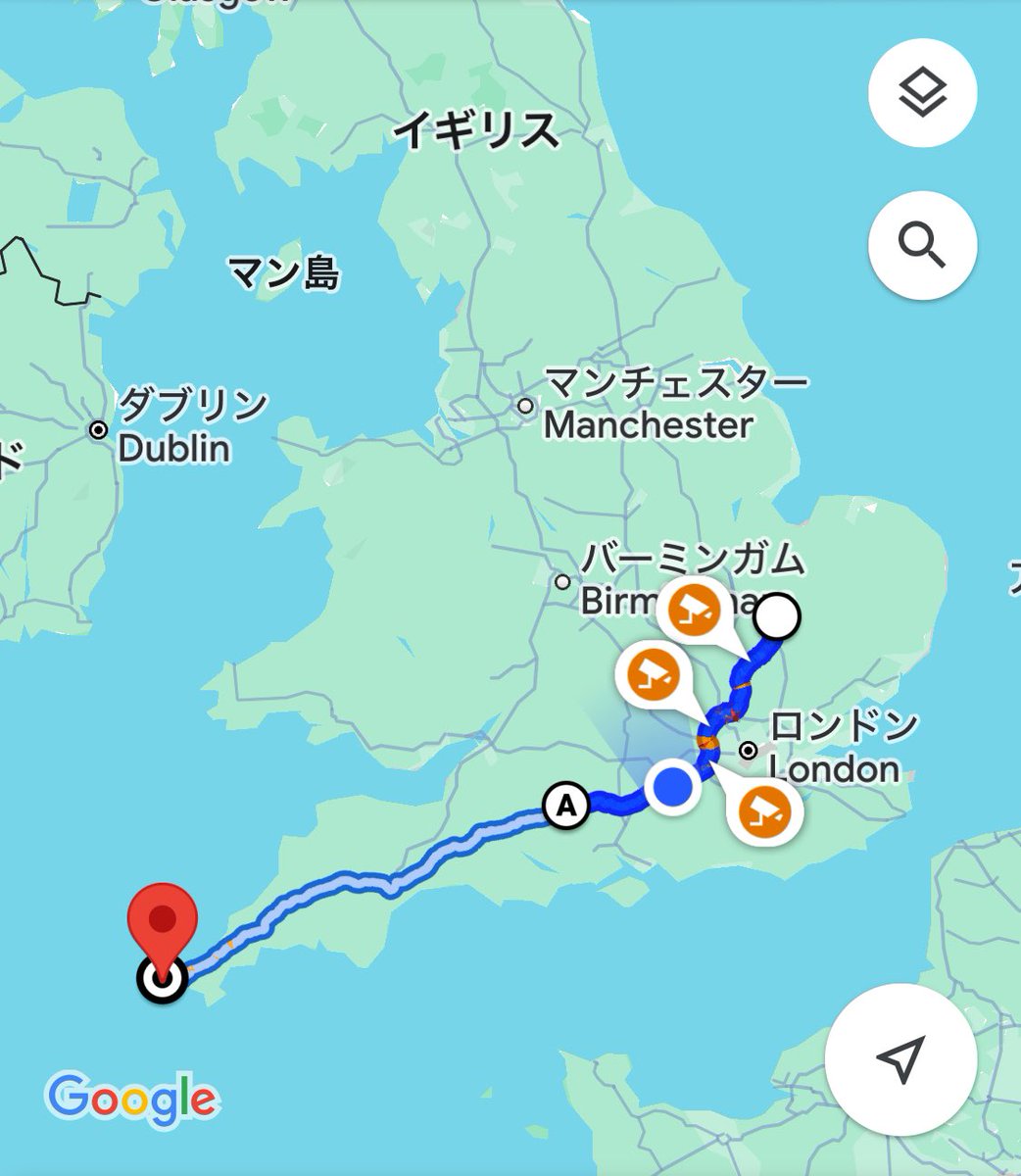 morichan_uk's tweet photo. 車に荷物も積み込んで6時半に出発！ロンドン通過も大きな渋滞はなくラッキーでした。
今日宿泊のコンウォールまで、あと4時間程の地点で休憩中です☕️ https://t.co/ngDsEJnvln