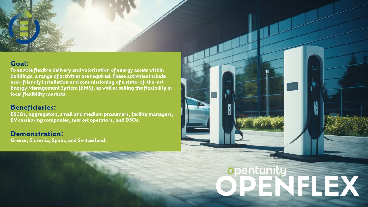 OpentunityEU's tweet image. 🌟Discover #OPENFLEX: Flexibility in Prosumer’s Environment!

#OPENTUNITY is excited to unveil this innovative software designed to enhance the flexibility and value of energy assets within buildings.

➡️opentunityproject.eu/innovations/

#HorizonEU #EnergySystems #resilientenergy #DSO