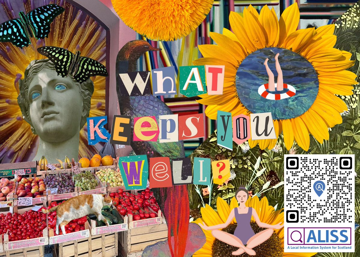 We are looking forward to #HealingArtsScotland next Wednesday. Meet us at <a href="/GlasgowTramway/">Tramway, Glasgow</a> from 11am, contribute to a collage, and discover the diverse ways others stay happy and healthy. Everyone is welcome to join the creativity and conversation!

#ConnectingYouToYourCommunity