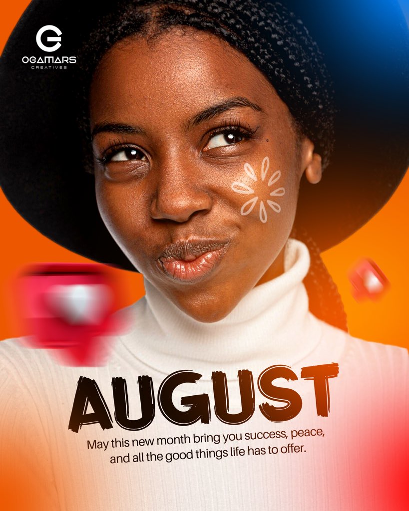 EmekaMars's tweet image. As we enter August, may you experience an overflow of grace, strength, and wisdom. May every challenge turn into an opportunity for greatness. Have an amazing and blessed month!

#GraceOverflow #StrengthAndWisdom #AmazingAugust #NewMonth #August #HappyNewMonth #August2024