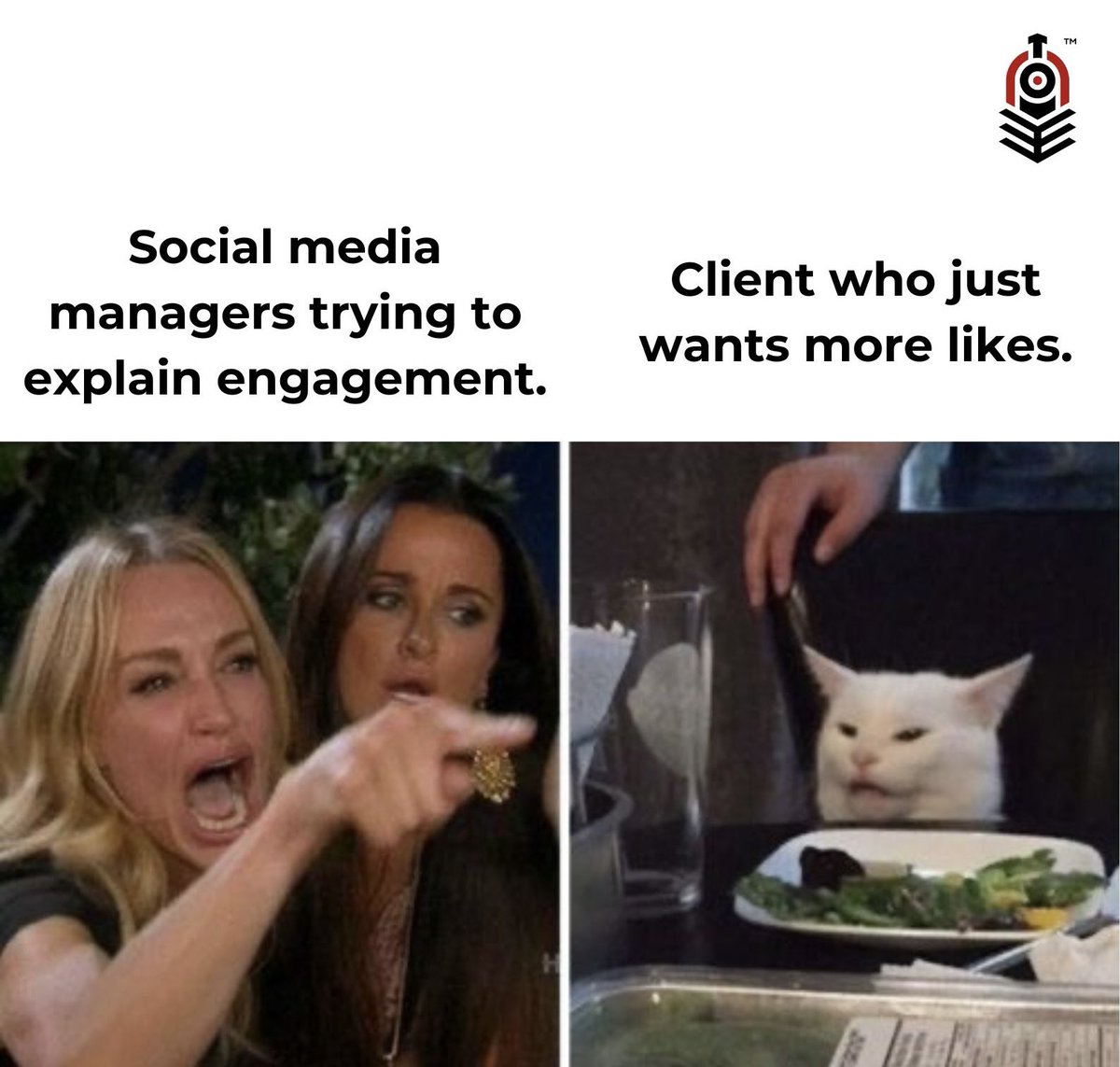 ImpactingNow's tweet image. Trying to make them understand engagement while they only see likes... 😅 #SocialMediaWoes #ClientExpectations