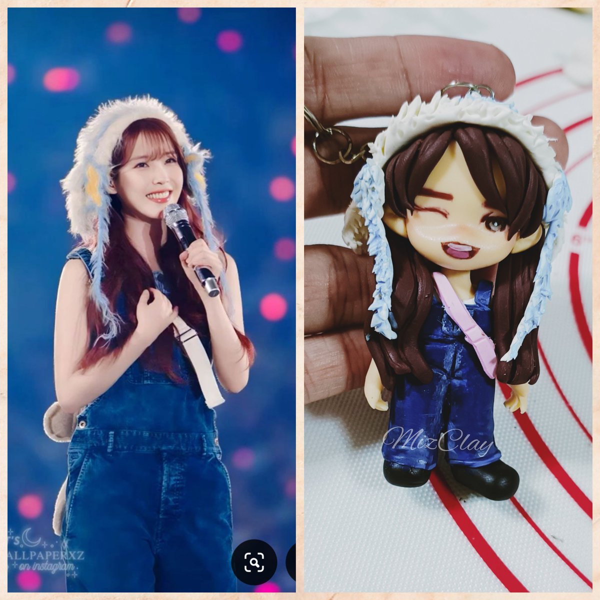 My handmade little IU keychains from her Seoul and Manila HEREH concerts.. 💜💜💜💜

#uaena #IU_WORLD_TOUR #iuphilippines #iumanila <a href="/_IUofficial/">아이유(IU)</a>