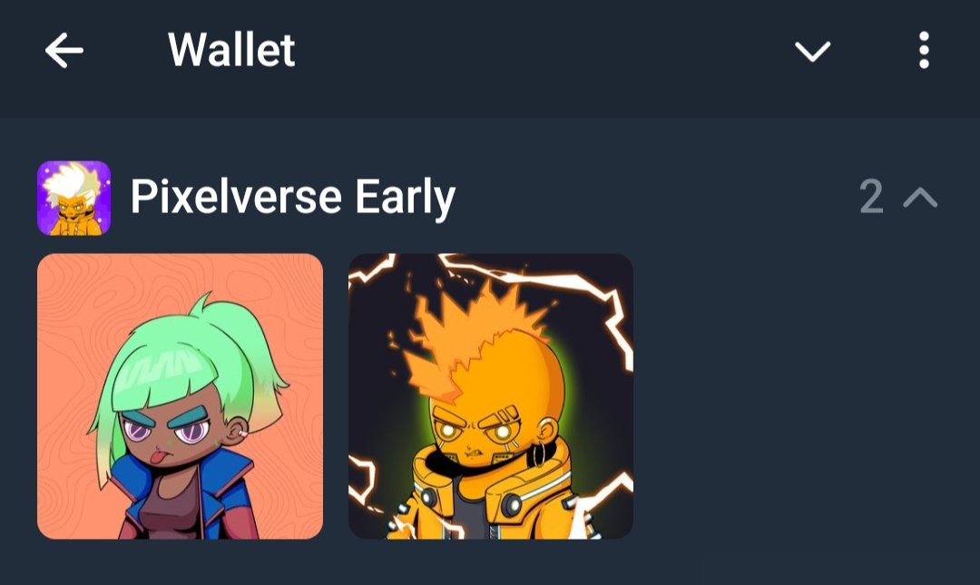 Dapet 2 NFT tapi kalau abu yah percuma buang-buang 1 TON.

#Pixelverse #NFT <a href="/pixelverse_xyz/">Pixelverse</a>