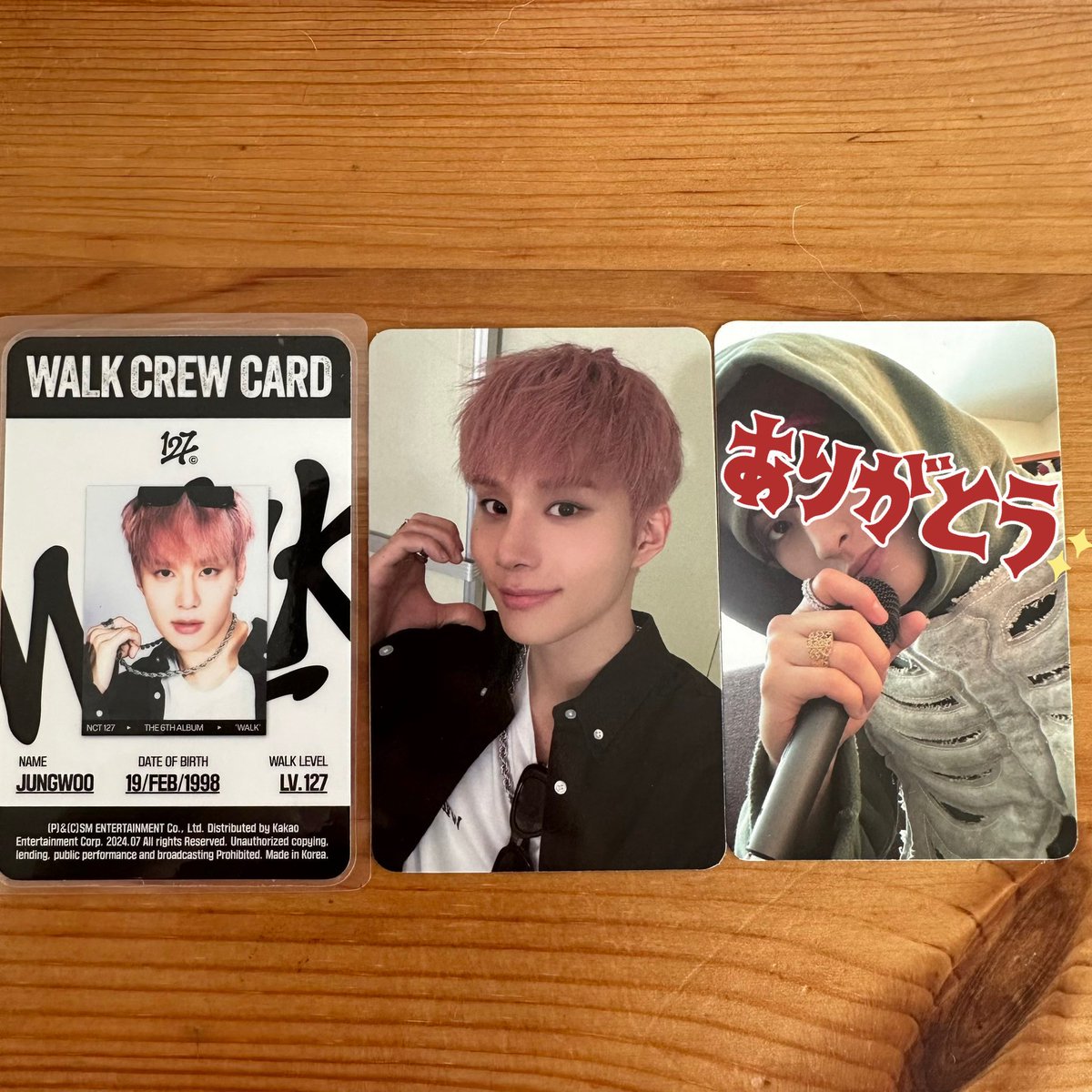 yunoJ0214's tweet photo. nct127 walk on the beat 삐그덕 トレカ　交換

譲　ジョンウ
求　同種　ジェヒョン

都内手渡しもしくは郵送での交換希望📮
リプ、dmからお気軽にお声がけください。 https://t.co/4TJ4CwQ1XQ