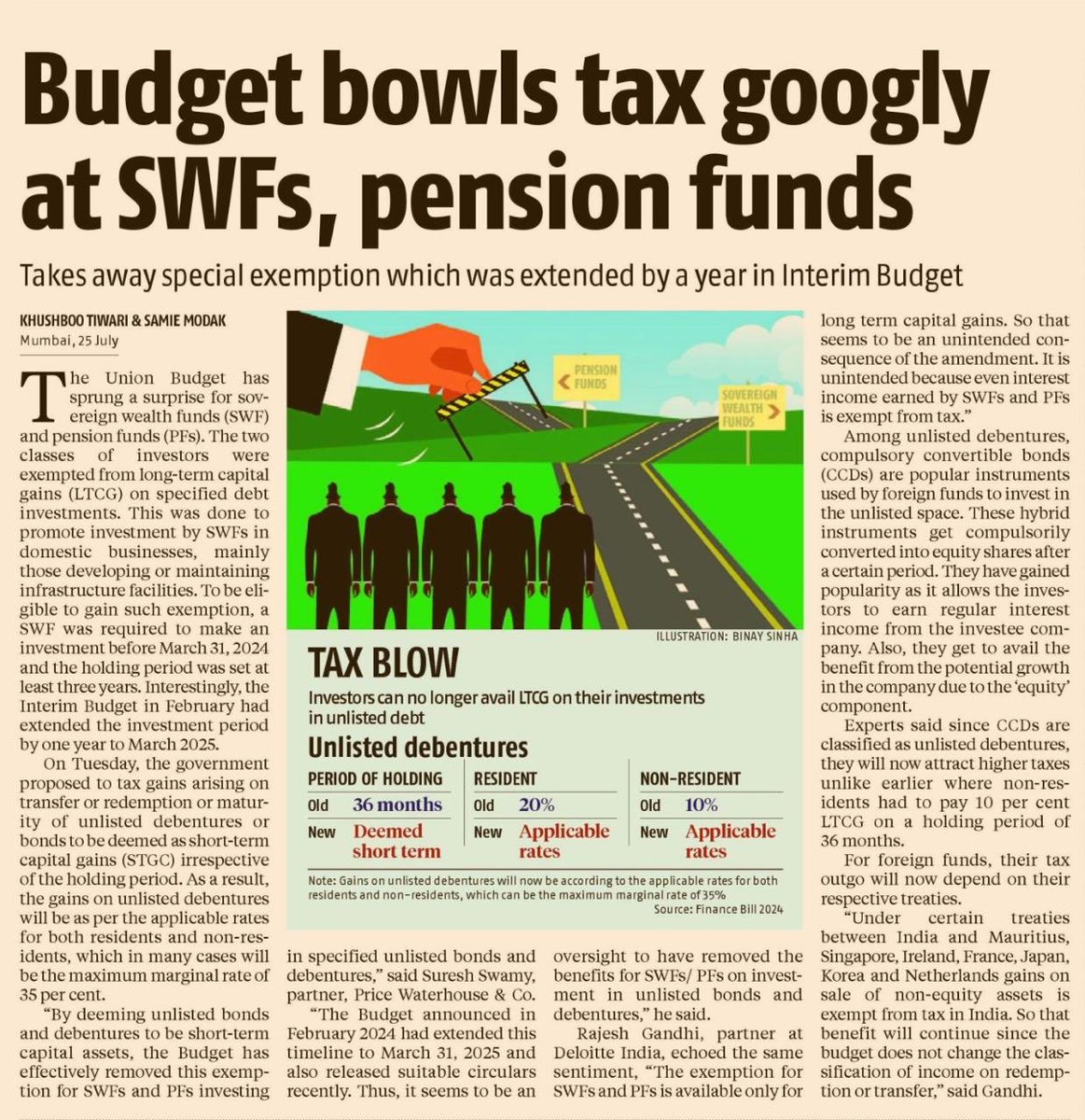 TVMohandasPai's tweet photo. Govt promises, the tax man overrules govt. Trust in govt policy is being destroyed by tax authorities ⁦@narendramodi⁩ ⁦@FinMinIndia⁩ ⁦@nsitharaman⁩ where is stability, certainty, in govt tax policy? Who runs the tax dept, our elected leaders or the tax dept? https://t.co/jbLWBSRe5s