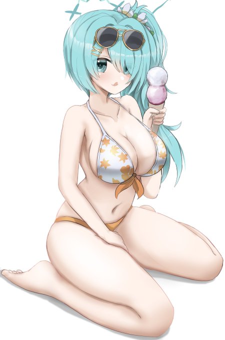 水着ヒヨリちゃん～
#ブルアカ 