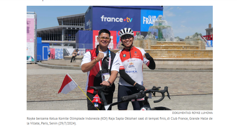 imadeputra2804's tweet photo. Widihhh pak @arsjadrasjid yg menyambut pesepeda dari Jakarta yg sampe ke Paris. Keren!!

#arsjadrasjid #olimpiadeparis2024 #pesepeda #jakartaparis #fyp https://t.co/aT2z3DTmim