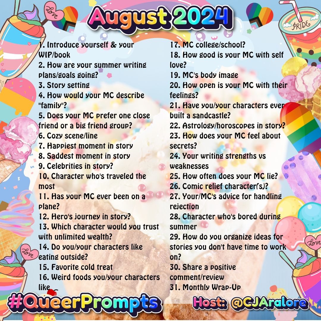 Hello, #QueerPrompts Aug 1! I'm Raph, a queer ND fella, and I'm currently querying my #LGBTQ #HistoricalFiction novel THE ALLIES, which is about Anastasie, an autistic super soldier who can control blood and his two lovers.