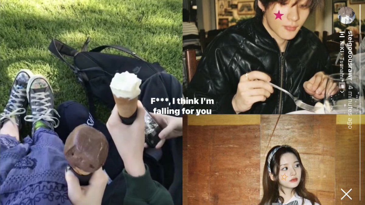 nemogurita's tweet image. falling for you, few tweets au.