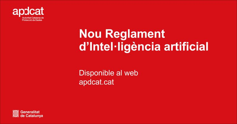 apdcat's tweet photo. Avui entra en vigor el nou Reglament d'intel·ligència artificial #RIA. L'#IA ha de ser una tecnologia centrada en l'ésser humà, que millori la societat, i que respecti els seus drets, també la #ProteccióDeDades https://t.co/oiU6Vxowfy #IAAct https://t.co/Q3KunIDTij