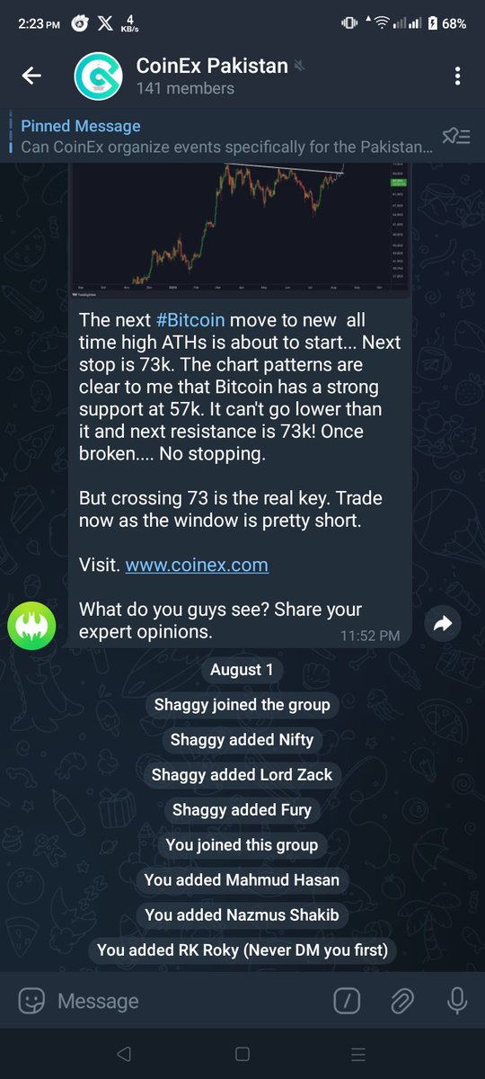 <a href="/CoinExPK/">CoinEx Pakistan 🇵🇰</a> I invited 3 members 

#CoinExPakistan #Giveaway #CryptoCommunity #Win50