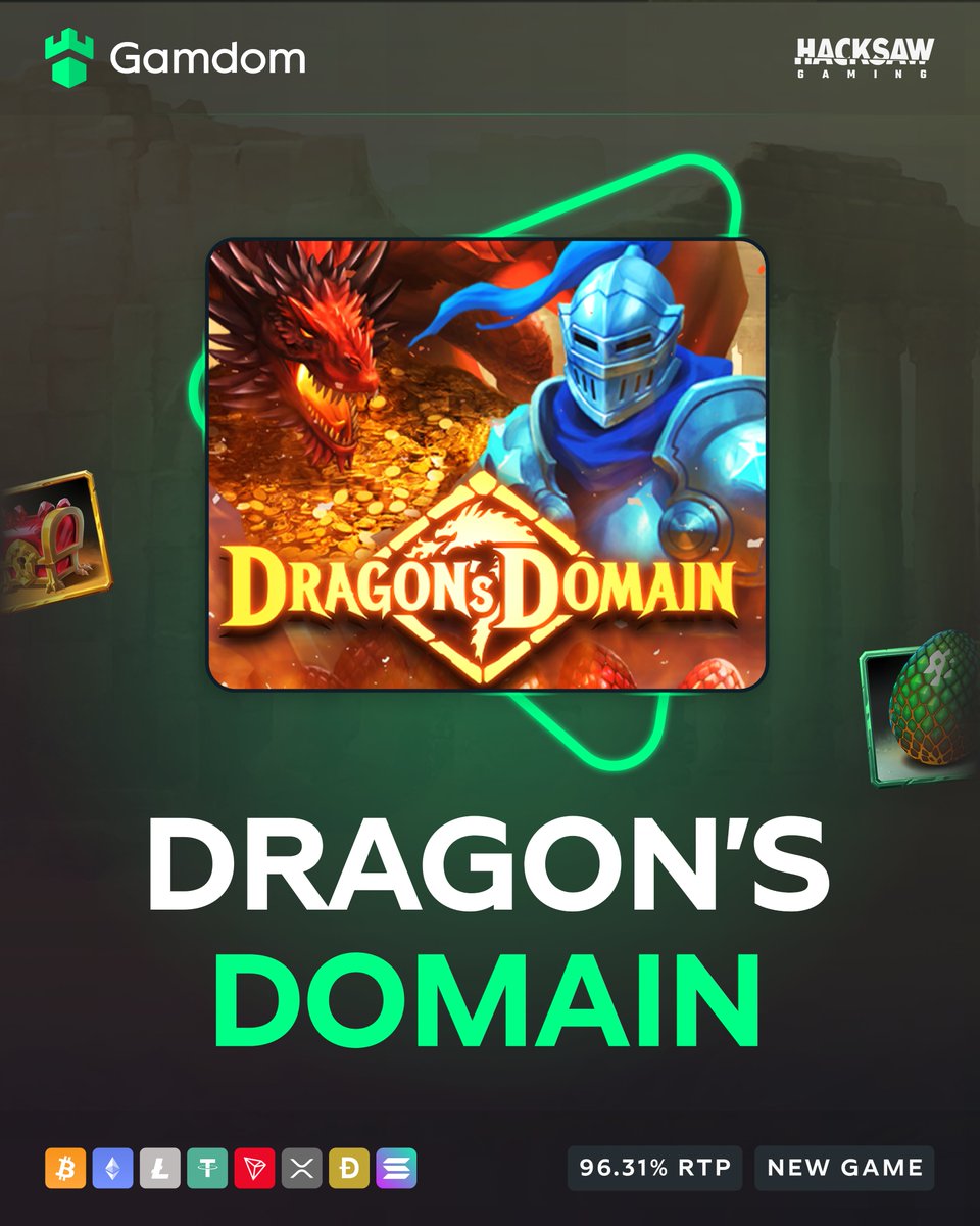 🐉New Game: Dragon's Domain by Hacksaw Gaming! 🐉

Enter the exciting world of Dragon's Domain for a chance to win a massive 10,000 times your bet! ⚔️

- 💚 + 🔁 + Tag a friend + Drop your userID for a shot at FREE spins!

Face the dragons and conquer their treasures! 🎰