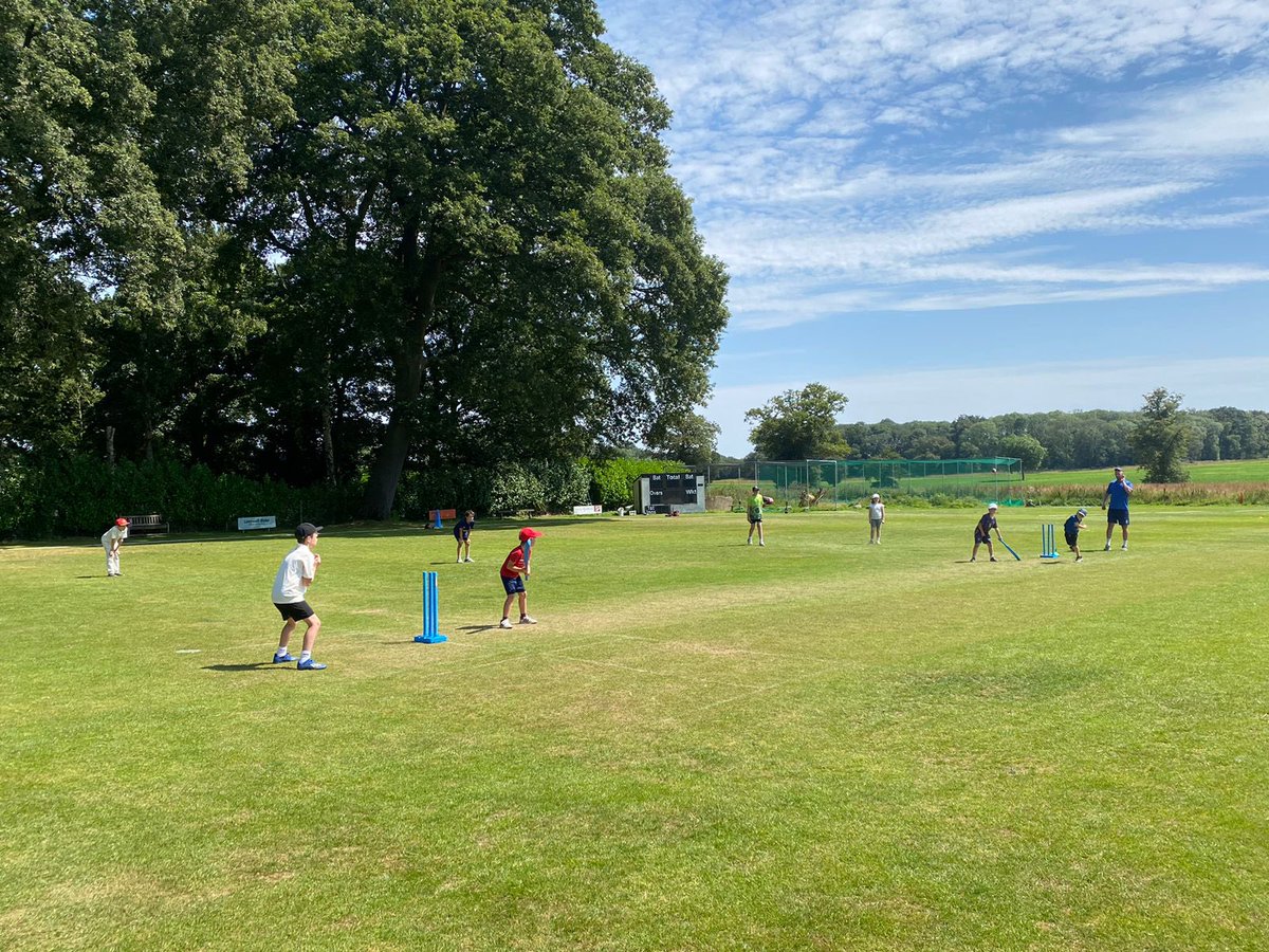 A great summer camp this week with great weather ☀️ We still have two weeks to go so if you haven’t signed your kids up yet get in touch! <a href="/DavidCo15594164/">David Coyle</a> <a href="/Absolutecric121/">Absolute Sport and Leisure Cricket</a>