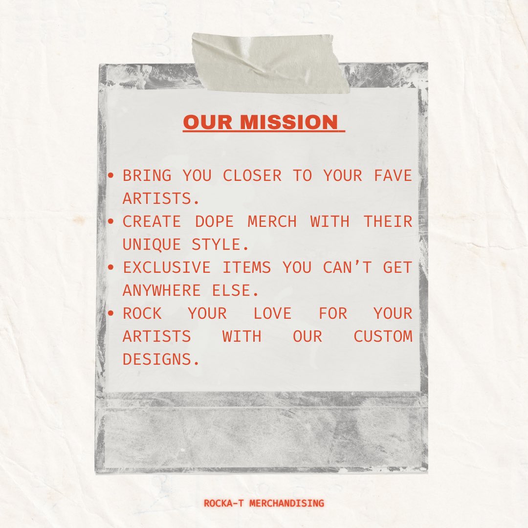 WeAreRocka_T's tweet photo. 🎸Welcome to Rocka-T! 🎸

Check out our story, our mission, our values to see how we celebrate creativity! 🤘✨
#RockaT #ArtistMerch #CreativeCommunity #BandMerch #Authenticdesigns #SupportArtists https://t.co/7UUmhUUZEB