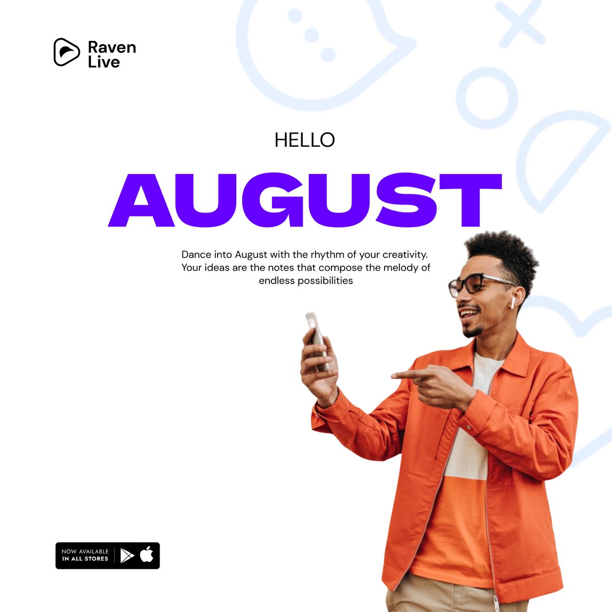Welcome to August! 
Happy New Month.