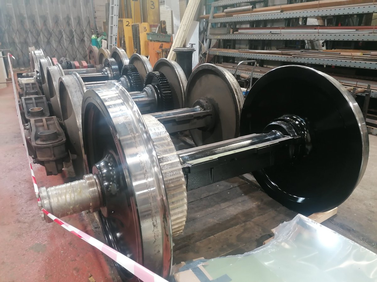 PeterJohnEmman2's tweet photo. A few more photos from my visit to the #SouthDevonRailway #Wheelworkshop last. Important work being undertaken for many #Heritagelines. @@robertflute @nickolls_andy @ACFOGTaylor @barryhazzard701 @Burbagefox1 @whiting_ally @JedKendray @emt_uk @d_lovering @holtona72 https://t.co/0b2xrrB4x1