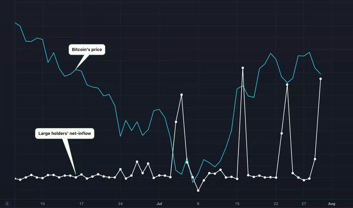 While you are scared, whales are buying #Bitcoin like never before.