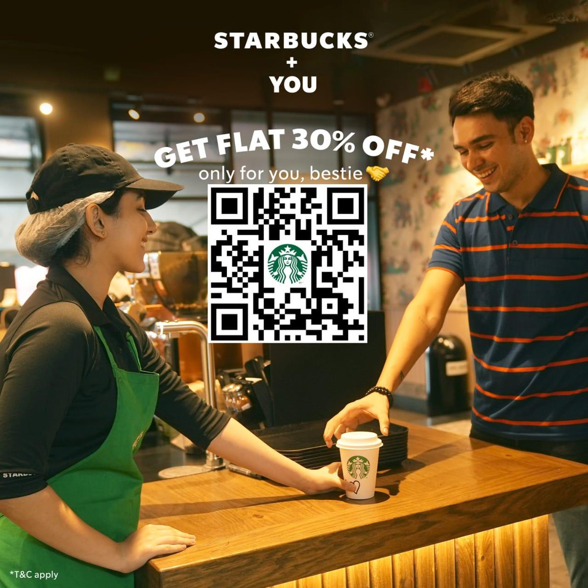 pmcchennai's tweet image. Buzzing with excitement! Visit Starbucks now and enjoy a flat 30% off at Phoenix Marketcity Chennai! Redeem your offer and elevate your shopping experience!

 #StarbucksOffer #Flat30Off #PhoenixMarketcity #Chennai #ShoppingPerks #CoffeeLove #VisitNow