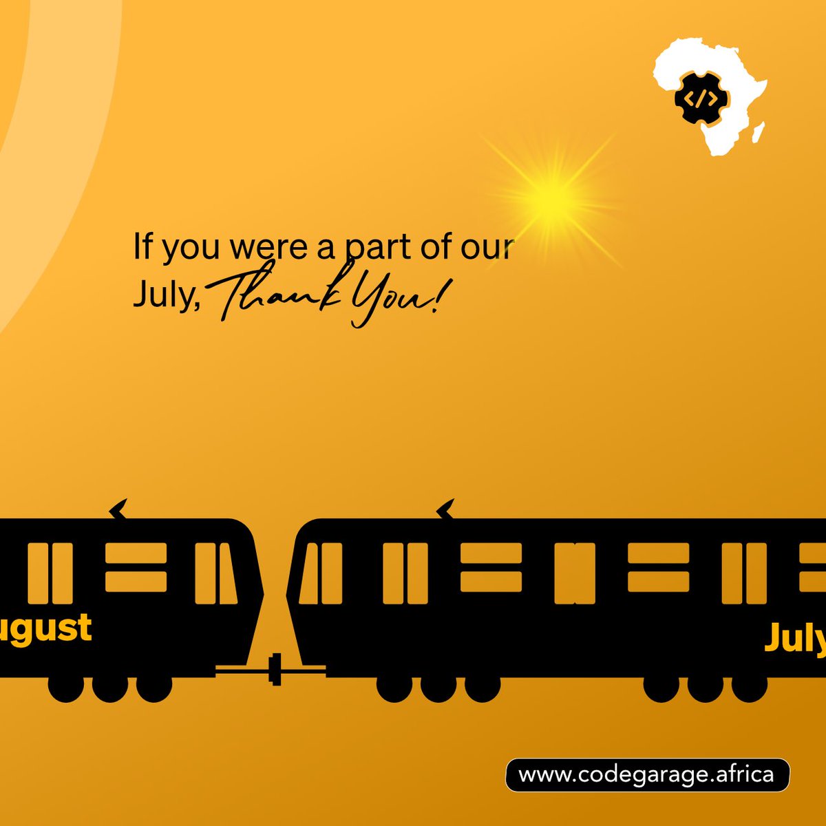 CodegarageA's tweet image. A huge THANK YOU to everyone who made our July an unforgettable experience!

Today, we have graduates for our May Cohort 

And... we&apos;re just getting started! Welcome to August!

Stay tuned for what&apos;s next! 

#SeptemberCohort #1000LinesOfCode #CodeGarageAfrica #August