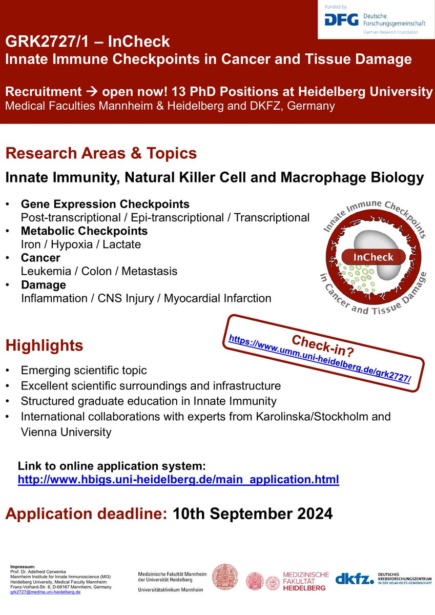 grk2727's tweet photo. We are recruiting the second generation of students! If you like immunology, team work, international community, join us! https://t.co/KhysuhttmD