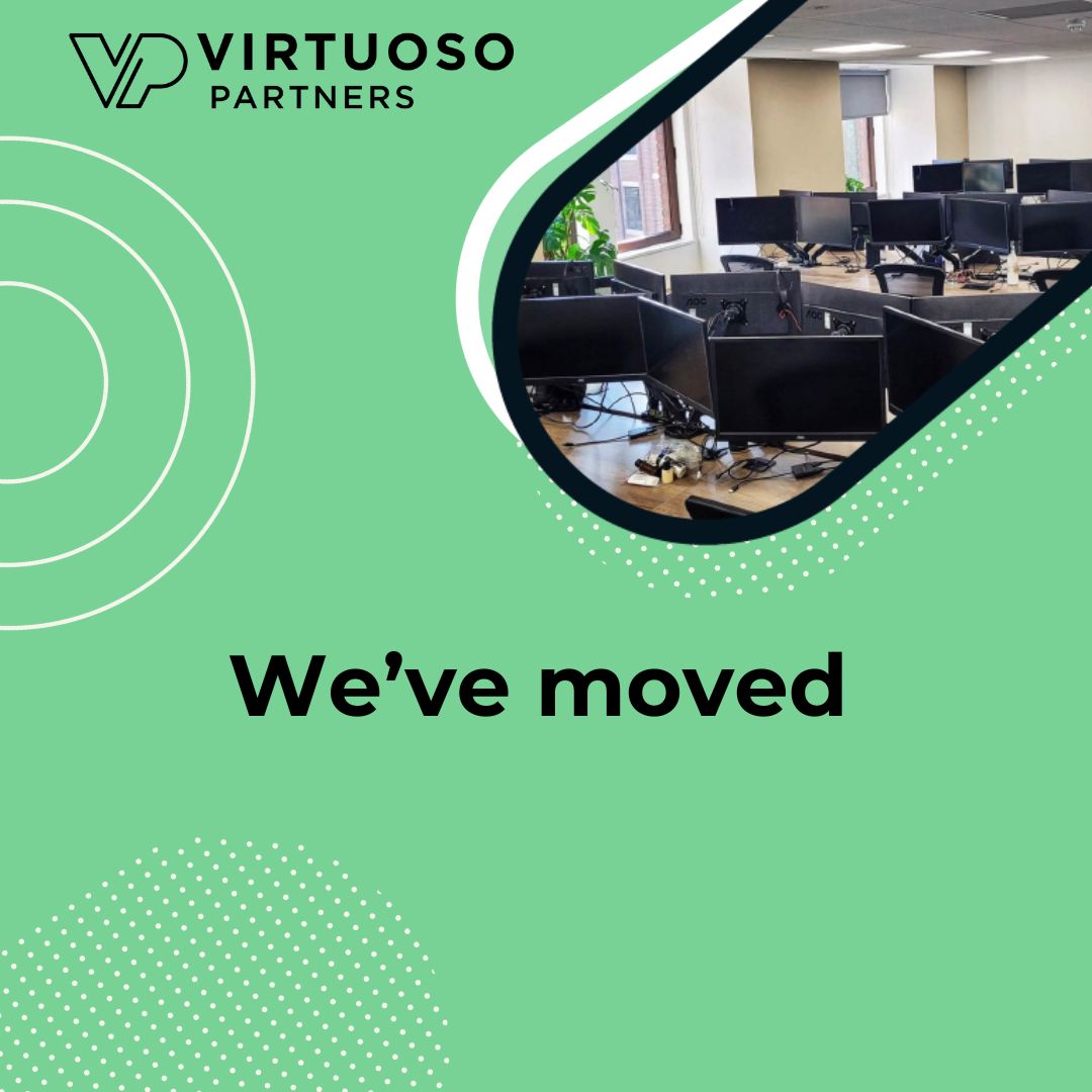 We’re thrilled to announce that our continued growth has led us to move into a larger office space🎉

We are still in Richmond and you can find all our details here: virtuoso-partners.io/contact

#businessgrowth #intelligentautomation #contentmanagement