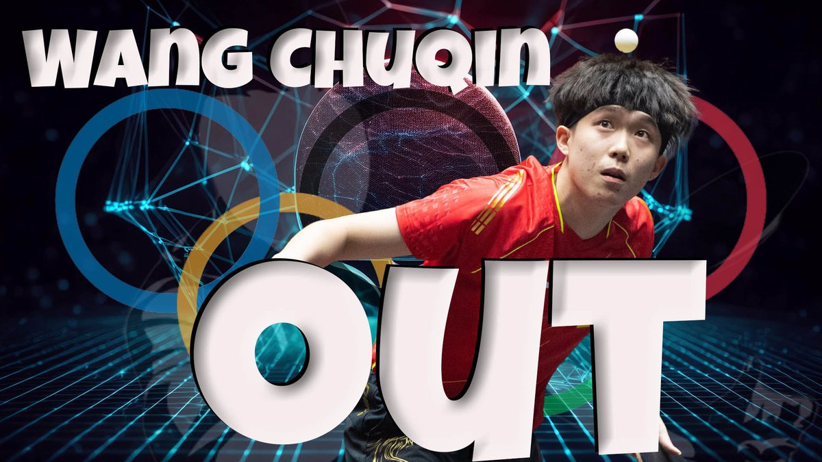 chicott's tweet photo. Upset Alert! Wang Chuqin Eliminated from Paris 2024 🇨🇳🇸🇪 #shorts  #pingpong https://t.co/gPZRKEHWVL via @YouTube https://t.co/IzMrR0SEcP