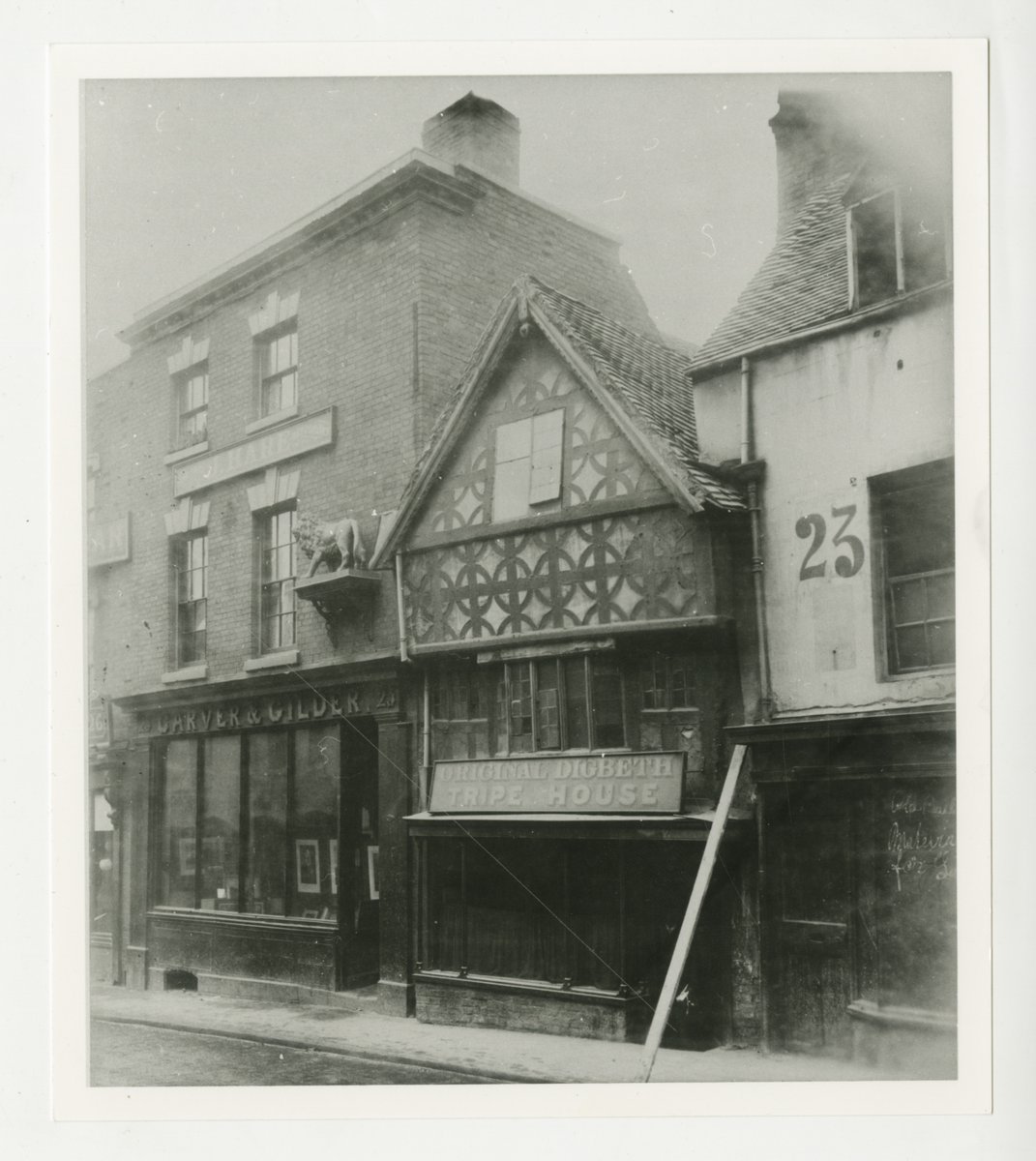 The 'original Digbeth tripe house', date unknown. tinyurl.com/2p9zvhhc #Birmingham #Brum #Digbeth #restaurant #LocalHistory