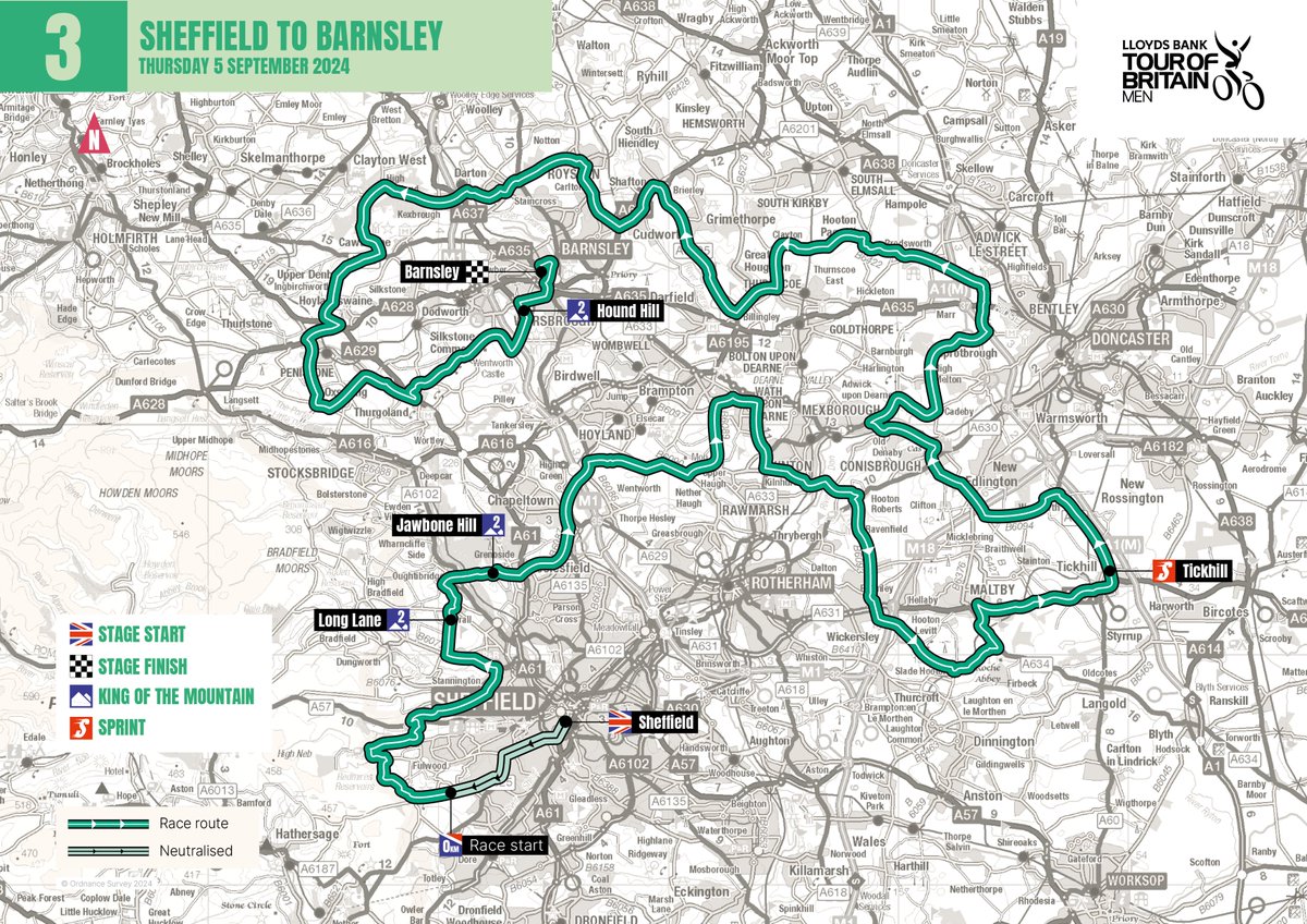 Ros Jones - Mayor of Doncaster (@mayorros) on Twitter photo South Yorkshire to host stage 3 <a href="/LloydsBank/">Lloyds</a> <a href="/TourofBritain/">Lloyds Tour of Britain</a>
Having <a href="/TourofBritain/">Lloyds Tour of Britain</a> travel through Doncaster is inspiring & indicative of our continued championing of sport events as a city. We are delighted to welcome the race in September, & wish all taking part the best of luck. South Yorkshire to host stage 3 <a href="/LloydsBank/">Lloyds</a> <a href="/TourofBritain/">Lloyds Tour of Britain</a>
Having <a href="/TourofBritain/">Lloyds Tour of Britain</a> travel through Doncaster is inspiring & indicative of our continued championing of sport events as a city. We are delighted to welcome the race in September, & wish all taking part the best of luck.