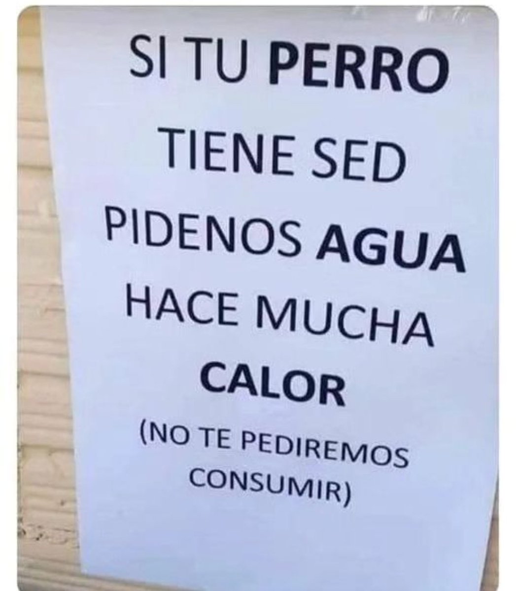 El cartel que debe estar en todos los bares y restaurantes.