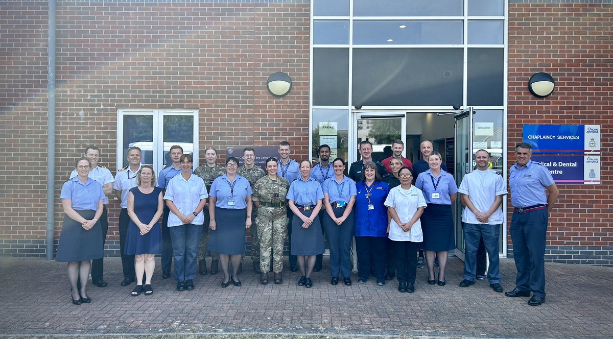 RAF Medical Services (@rafmedservices) on Twitter photo A sincere thank you to Practice Mgr RAF Northolt FS Swarbrick, SNCO RAF Paramedic Clinical Hub Sgt Taylor & all involved for supporting <a href="/HdRAFMS/">Air Cdre Sonia Phythian</a>’ visit. Another exceptional example of a dedicated & high-spirited team delivering the highest stands of care to their Patients 🙌 A sincere thank you to Practice Mgr RAF Northolt FS Swarbrick, SNCO RAF Paramedic Clinical Hub Sgt Taylor & all involved for supporting <a href="/HdRAFMS/">Air Cdre Sonia Phythian</a>’ visit. Another exceptional example of a dedicated & high-spirited team delivering the highest stands of care to their Patients 🙌