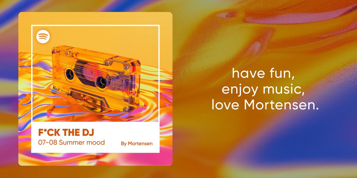 Benvingut agost, temps de sol, dies eterns i nits estelades. És l'hora de gaudir de la muntanya, les guinguetes a la platja o del que vulguis. Cada cançó d'aquesta llista et convida a ballar, somiar i viure el moment. Have fun, play music, love Mortensen 👉🏼open.spotify.com/playlist/0uesc…