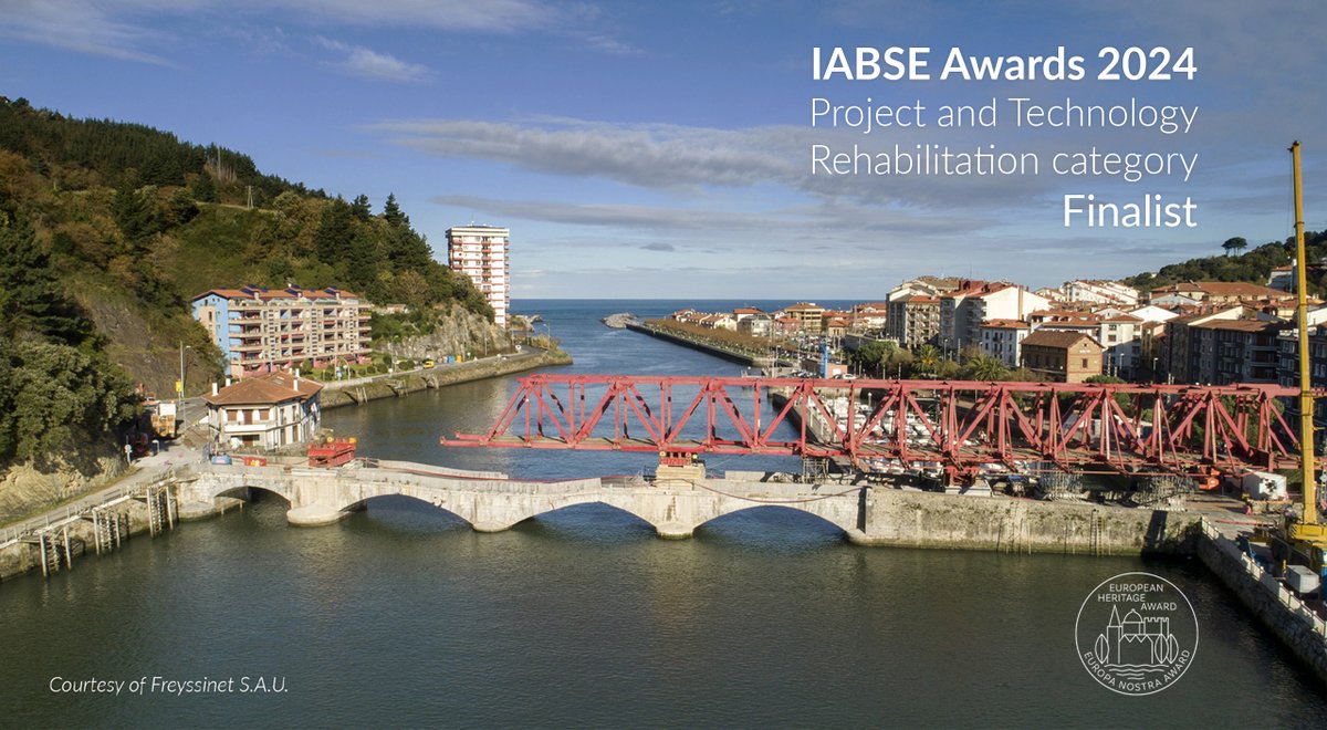 🌉 Exciting news! The Deba Bridge, expertly rehabilitated by FHECOR using 19th-century techniques, is a candidate for the 2024 IABSE Awards! 🏗️