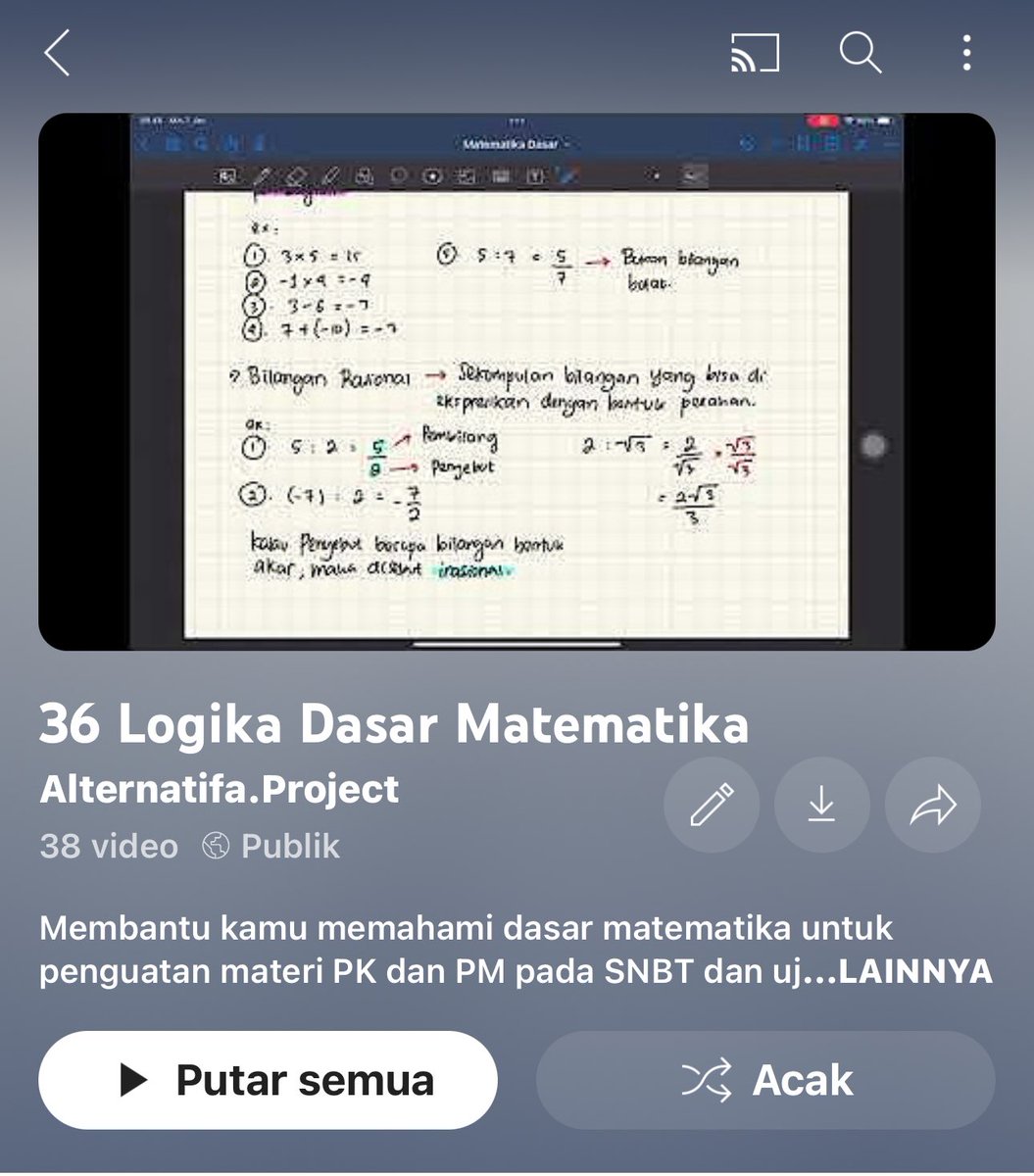 AlternatifaP's tweet photo. Buat yang butuh soal buat belajar SNBT 2025 silahkan ambil secara GRATIS lewat link berikut:👇👇👇

[Lama] Relik Suci Alternatifa SNBT 2024
https://t.co/fRAbFWWdZ5

Soal dibuat bertingkat dan relevan. Kami gak bikin soal sesulit mungkin karena akan mengaburkan ekspetasi belajar SNBT.

Belajar dulu kemampuan dasar Matematika sebelum ugal-ugalan belajar PK dan PM 👇👇👇
https://t.co/XhsEQkVr3n

#mimpikitaberharga
#snbt #snbt2025