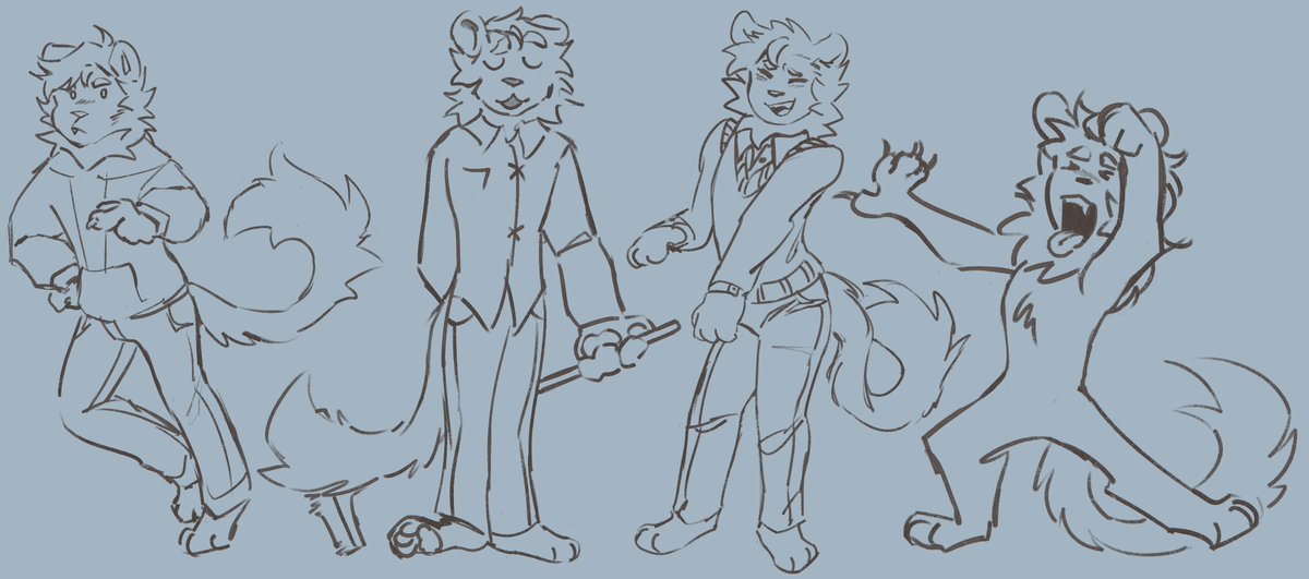 zer0nerves's tweet image. Doodles🐈🗒️
#furry #furryart