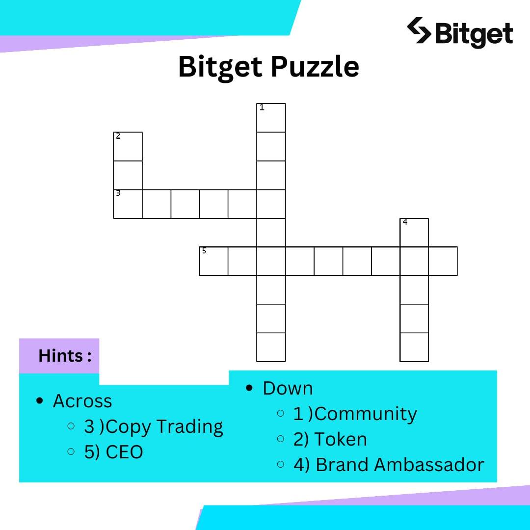 BitgetIndia's tweet photo. 🧩 Can you solve this #Bitget Puzzle? 

💰 Crack the code to share 20 $BGB!

⬇️ Sign up for a Bitget Account https://t.co/YaYq45mNYZ

✅ Follow, Repost and Tag 3 frens 
✅ Share your answers in our Telegram with #BitgetPuzzle
https://t.co/EVCB0JJXdr 
#BitgetChallenge https://t.co/x6FHtgVr4n