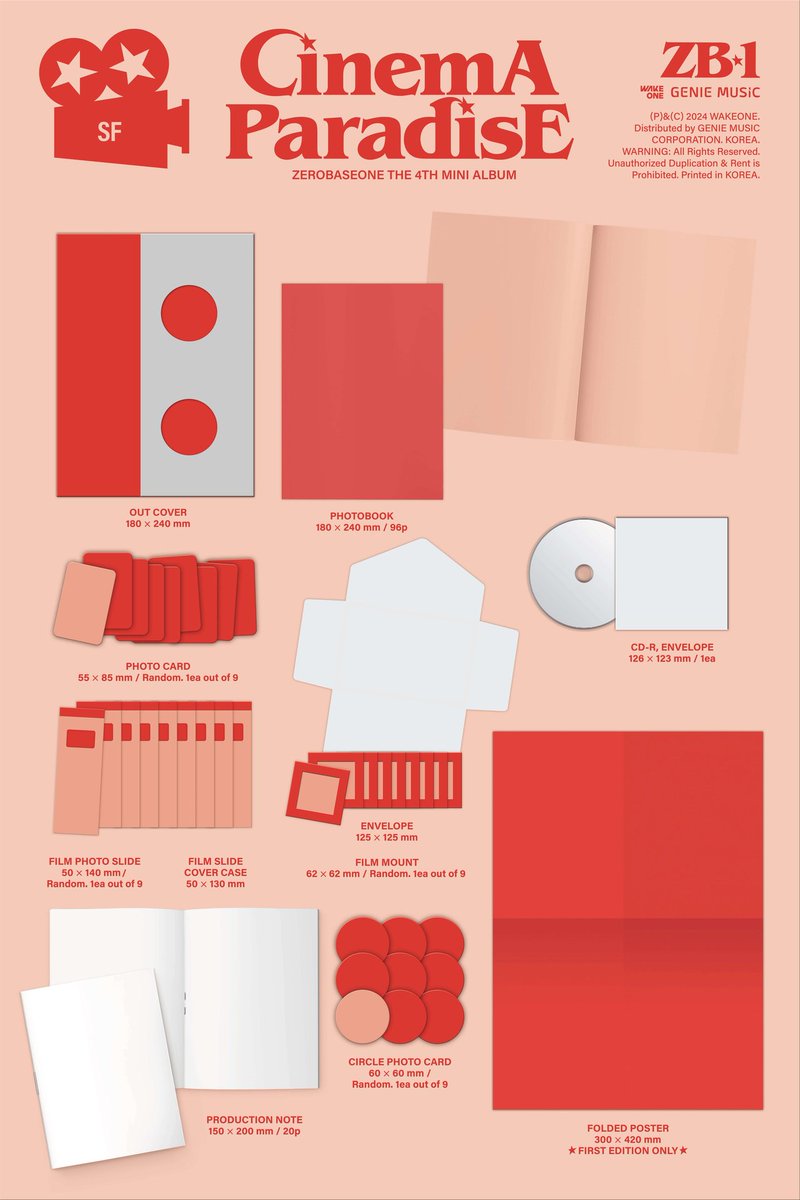 WTS ZB1 [4TH MINI ALBUM] Cinema Paradise (Soundwave 1.0 POB) (Duck Ver.)

Claim on my tele : t.me/kimsstore601

#WTSZB1 #WTBZB1 #ZB1WTS #ZB1WTB #PasarZB1 #Pasarzerobaseone 
@pasar_zb1 <a href="/pasarzb1/">Pasar ZB1</a>
