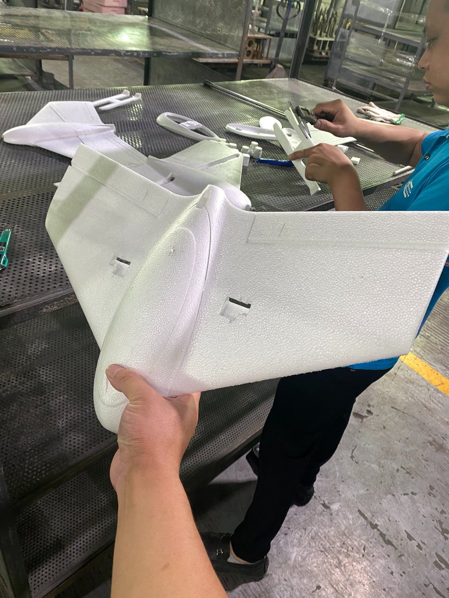 pmpfepp's tweet photo. EPP foam planes, often used in the context of model airplanes and remote-controlled (RC) aircraft, are made from Expanded Polypropylene (EPP) foam. https://t.co/6eMoNu4S1R