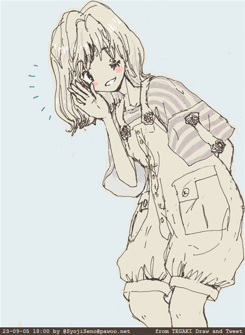 #おっぱいの日
OPPAINI KISEN NASHI!
#tegaki_dt #Archive 