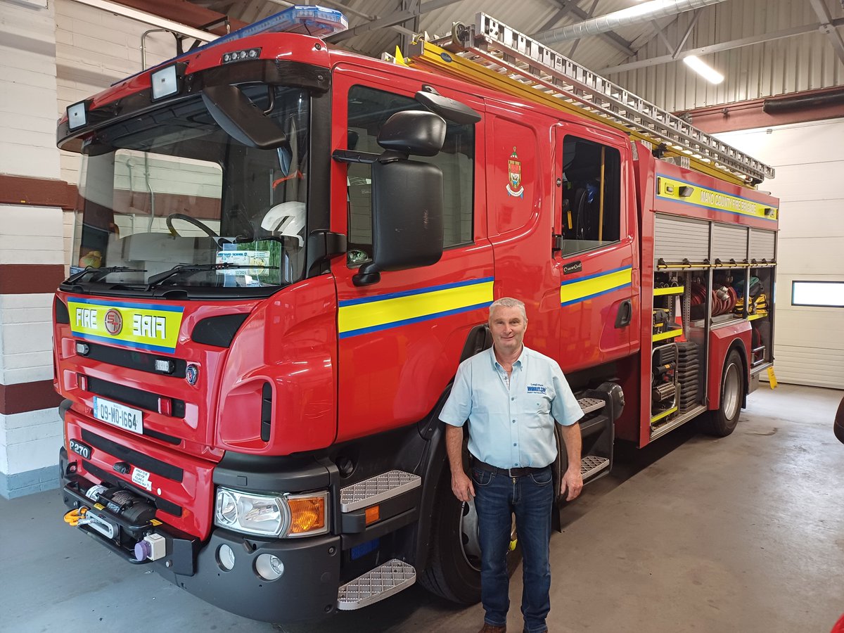 Best of luck to #Ballinrobe Station Officer, Michael Vahey who is competing in the World Cup Trout Fly Angling Championship which is being held on Lough Mask this weekend.🚒🐟 If you would like to join <a href="/MayoFireService/">Mayo Fire Service</a> "drop us a line" as we are recruiting  retained firefighters