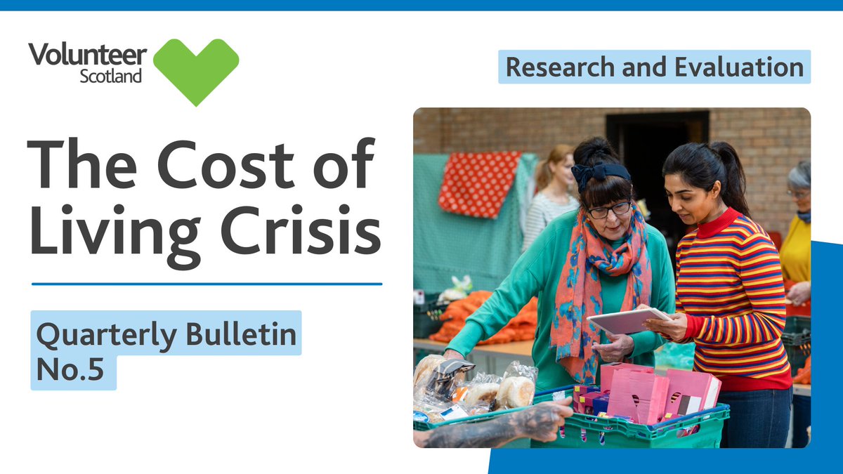 *NEW PUBLICATION* The Cost of Living &amp; Wellbeing Crisis: Quarterly Bulletin No.5 
We've been tracking the impact of the #CostOfLiving crisis on Scottish adults &amp; Third Sector Orgs to improve our understanding of the impact of the crisis. View here: ow.ly/VigU50SOWNz
