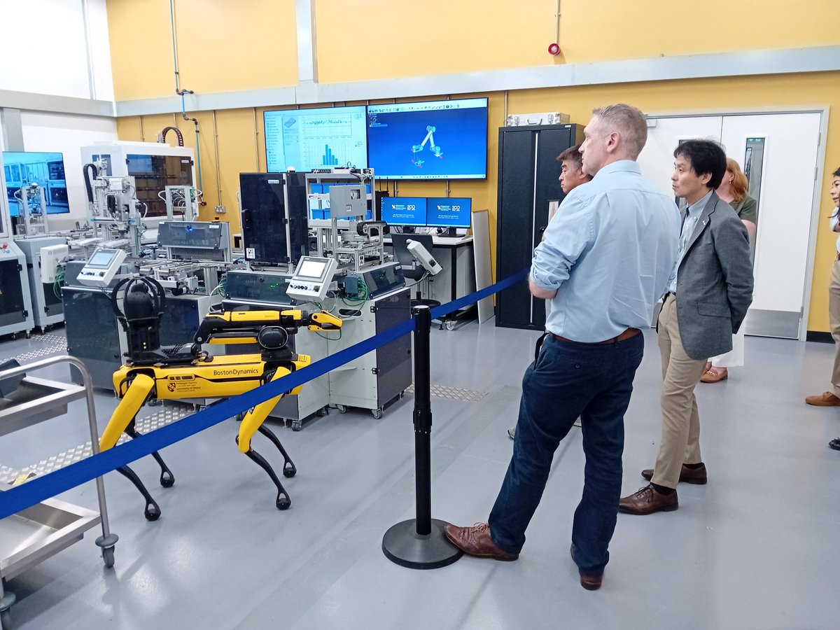 <a href="/UWTSD/">University of Wales Trinity Saint David</a> &amp; partner <a href="/TRITECH_HD/">TriTech Institute</a> were pleased to welcome Dr Shingo Shimoda <a href="/NagoyaUniv/">Nagoya University</a> Graduate School of Medicine &amp; Takeshi Fujiwara, Moonshot, e-Rubber &amp; Toyoda Gosei Co Ltd to the University to discuss potential future #collaboration.

The visit was organised by <a href="/WelshGovernment/">Welsh Government</a>