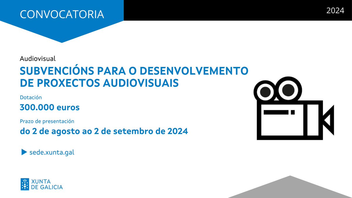 vigofilmoffice's tweet image. 📌La #Agadic publica las bases de las subvenciones para proyectos audiovisuales. ¡El plazo de solicitud se abre mañana! 
▶️acortar.link/0OwLxe
#VigoPlatódeCine #ayudasaudiovisual