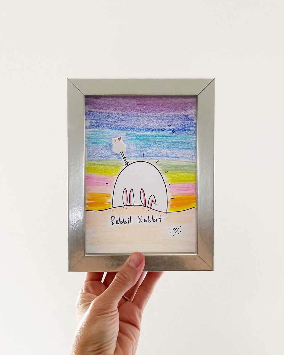 Rabbit Rabbit! In celebration of the height of summer, we asked our friend and Sea Glass Artist, Maggie of Blue Bottle Art, to share her interpretation of Rabbit Rabbit Day. May this legendary tale spark hope and bring joy to you all! Enjoy your August, friends!  

#rabbitrabbit