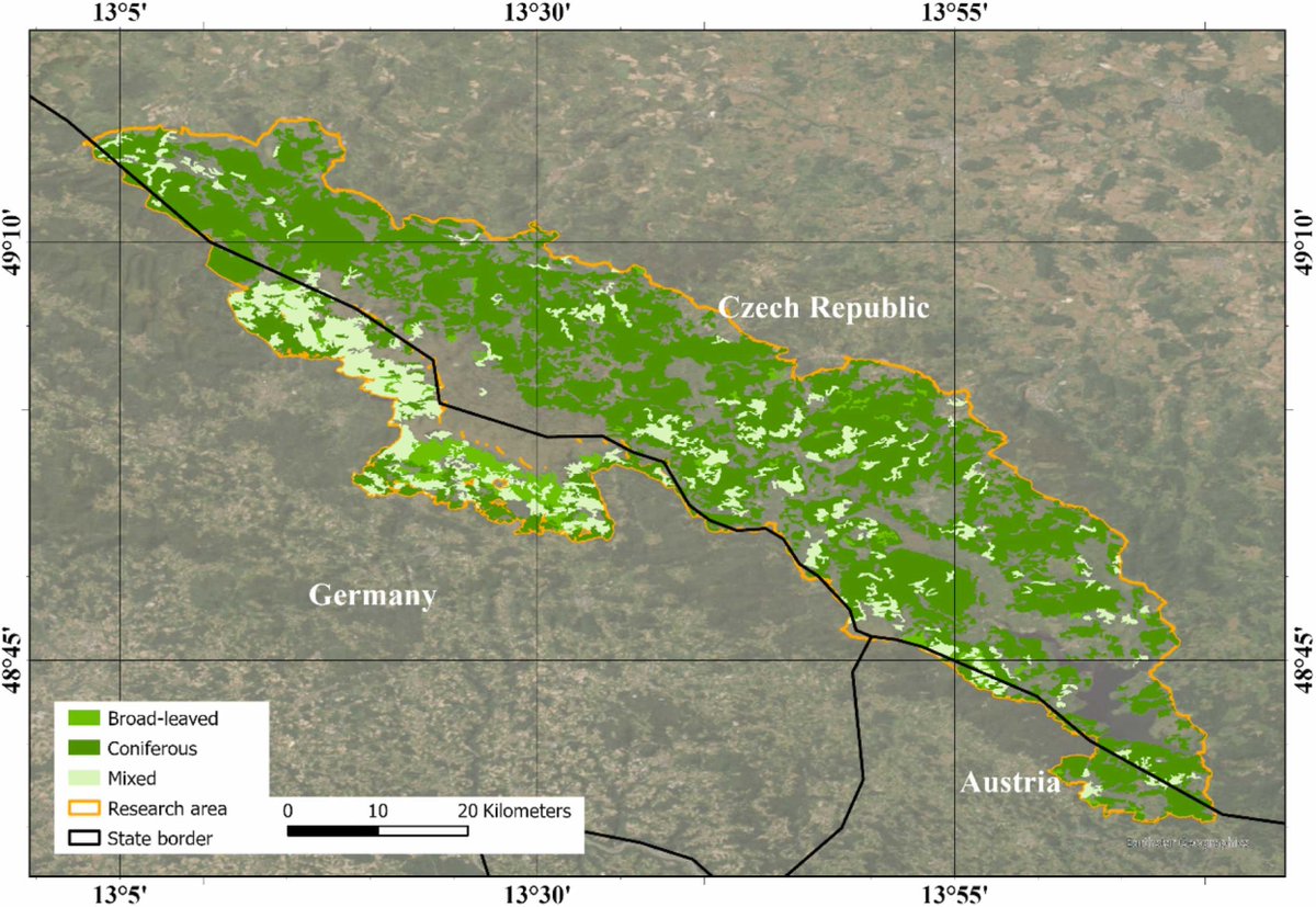 Nature can shield forests from bark beetles🌲🪲Our latest study reveals mixed forests naturally defend against outbreaks. Infestation relations with environmental factors are scale-dependent. More on research led by Dr. Giorgi Kozhoridze doi.org/10.1016/j.fore…