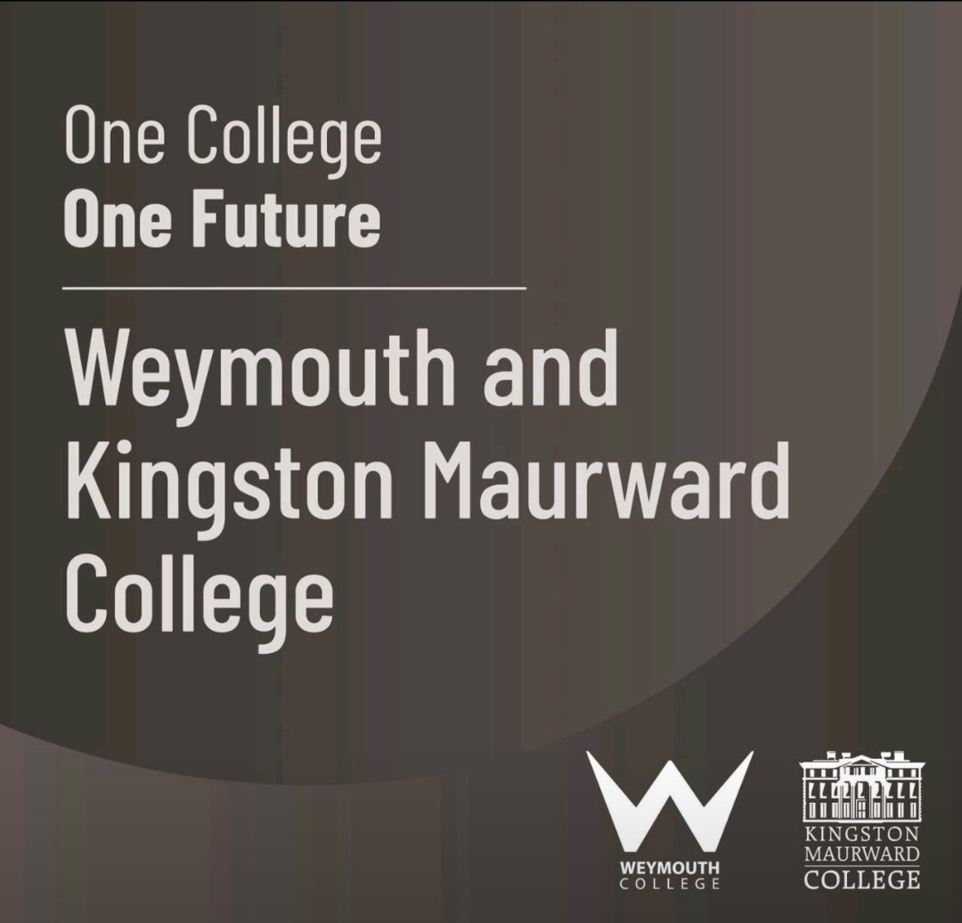I'm pleased to announce the merger of Kingston Maurward and Weymouth College with effect from today.

This is the culmination of 2 years' work by myself, the board and a significant number of others. 
I wish the newly joined teams the absolute best of luck going forward!