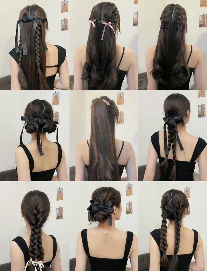 ロングヘアにありがたいヘアメ集🎀