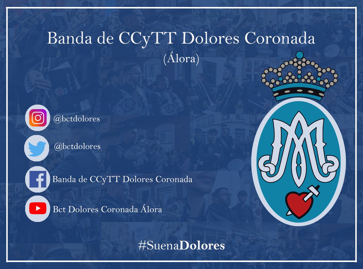 𝑹𝒆𝒅𝒆𝒔 𝑺𝒐𝒄𝒊𝒂𝒍𝒆𝒔||
📢Quieres estar en contacto con nosotros, saber nuestro día a día, todas las actividades, noticias, actuaciones de esta formación. ✔️Es muy fácil, sólo tienes que darle a seguir en nuestras Redes Sociales📱. 

𝑺𝑼𝑬𝑵𝑨 𝑫𝑶𝑳𝑶𝑹𝑬𝑺