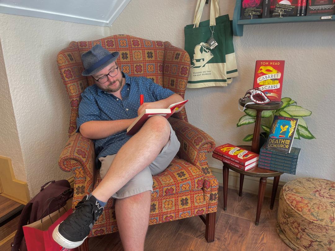 Well, today is the day, UK friends! I hope you're all rushing out to buy #CabaretMacabre? If you happen to spot the brand new Spector mystery on your travels I'd love to see some photos! But for now, here are some pics from my impromptu signing at the amazing <a href="/crimegoodyork/">Criminally Good Books York</a>!