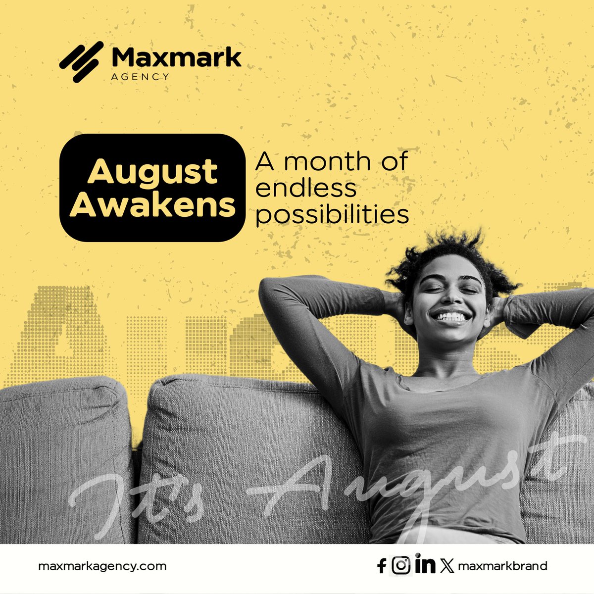 maxmarkhq's tweet photo. Rise and shine! August is here to bring new opportunities and adventures. Seize the day! #NewMonthEnergy #August https://t.co/pSPMl1onpf